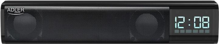 Actual product image Adler AD 1191 Clock Speaker, Black (15 h, Rechargeable battery operated, USB power delivery)