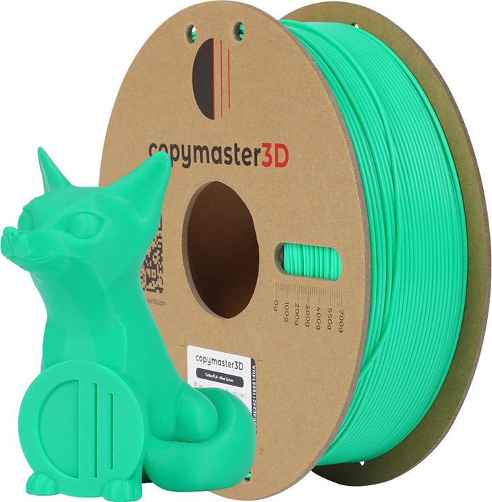 Actual product image Copymaster3D Turbo PLA filament for 3D printer, 1.75 mm, mint green (PLA, 1.75 mm, Green)