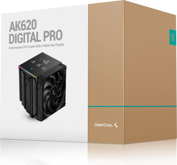 Actual product image Deepcool AK620 DIGITAL PRO (163 mm)