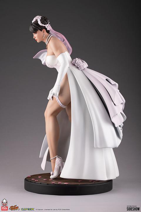 Actual product image PCS Street Fighter statuette 1/4 Wedding Chun-Li 39 cm