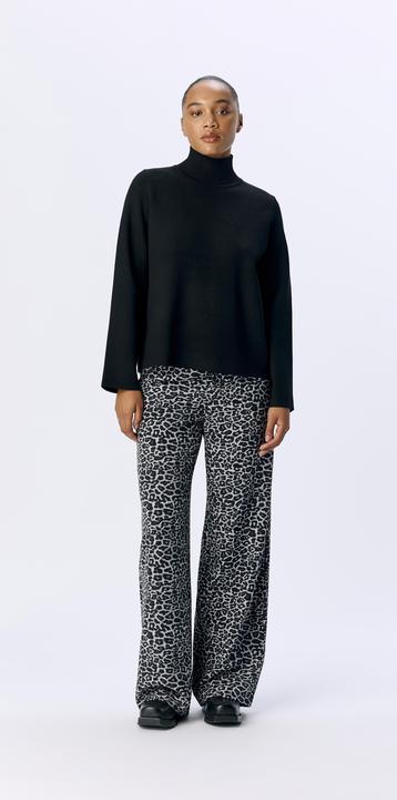Image du produit Object Pantalon imprimé léopard à jambe large (36)