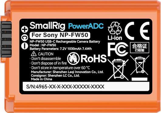 Produktbild SmallRig 4965 NP FW50 (Kamera Akku)