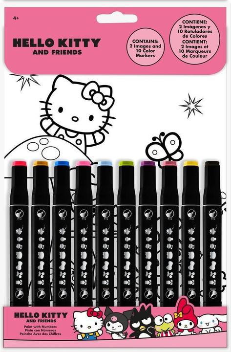 Actual product image Hello Kitty Malset mit Stiften