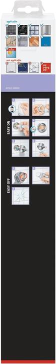 Image du produit tesa Porte-serviettes MOON BLACK à deux bras avec solution adhésive sans perçage