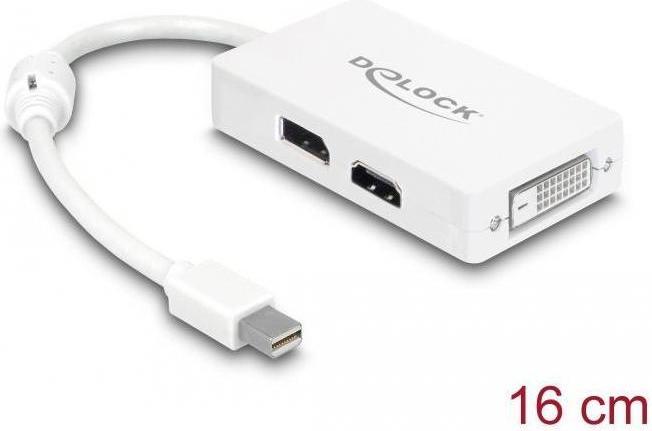Actual product image Delock Mini DP zu (DP, DVI, HDMI, 10 cm)