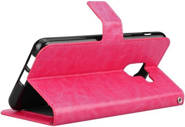 Produktbild MU Classic Crazy Horse Leder Bookcover Hülle (Samsung Galaxy A8 (2018))