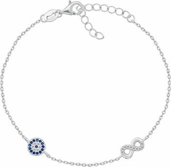 Immagine prodotto Brilio Argento - Ciondolo a forma di fiore in argento con opale sintetica blu PT138WB