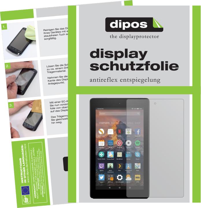 Produktbild Dipos Displayschutzfolie Antireflex (2 Stück, Amazon Fire 7 (2017))