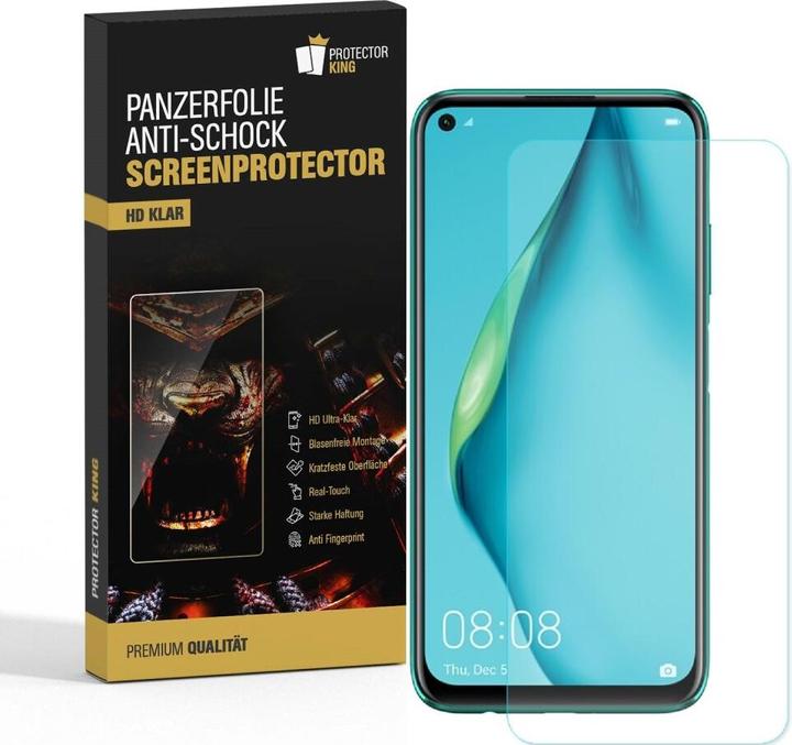 Produktbild Protectorking 2x Panzerfolie Anti-Shock HD Klar (2 Stück, Huawei P40 Lite)