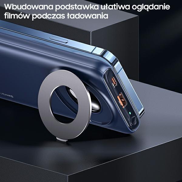 Actual product image Usams Wireless Powerbank 10'000mAh (10000 mAh, 20 W, 37 Wh)