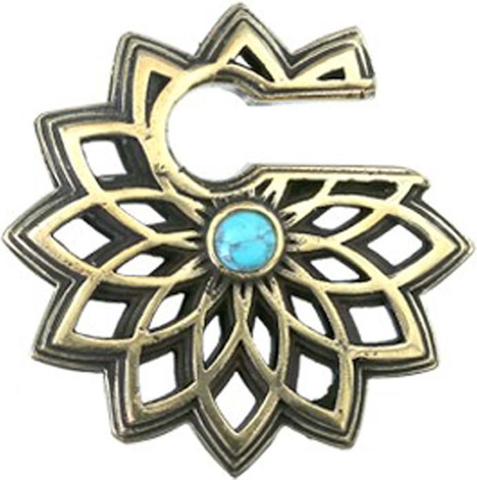 Image du produit Star Piercing Micro Threadless Labret-Stab 14k or blanc (LaitonMinéral, Or 14k sans laiton)