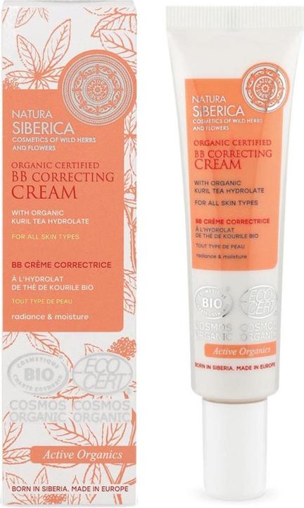 Image du produit Natura Siberica Crème correctrice Bb certifiée bio pour tous types de peau, 30 ml 8970E