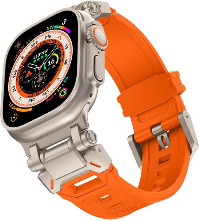 Image du produit Tech-Protect Delta Pro Strap pour Apple Watch 4 / 5 / 6 / 7 / 8 / 9 / SE / Ultra 1 / 2 (42/44/45/49 m) (TPU, Aluminium)