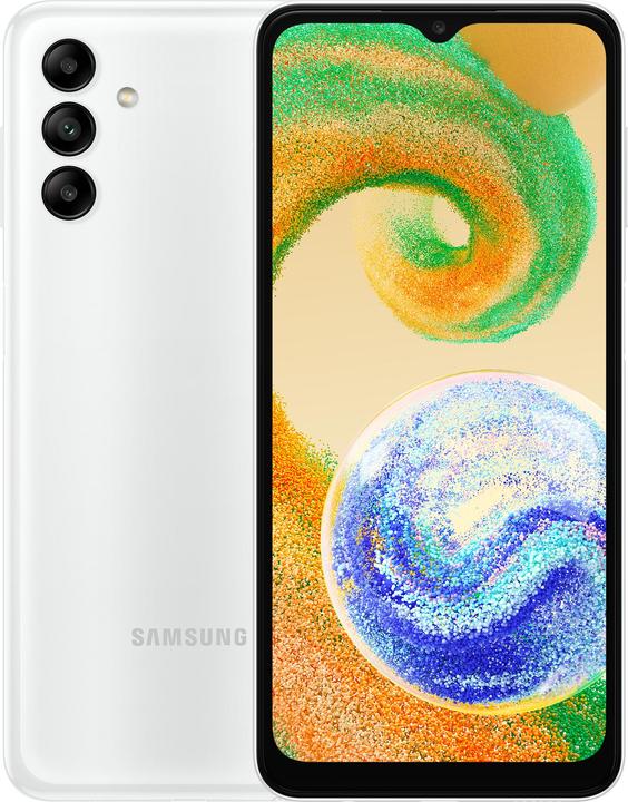 Samsung Galaxy A04s (32 GB, White, 6.50", Dual SIM, 50 Mpx, 4G)