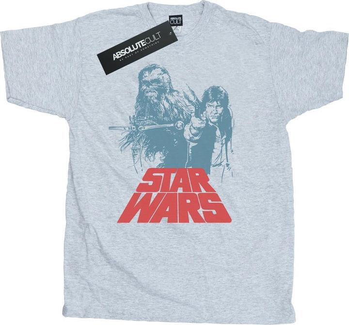 Star Wars Han Solo Chewie Duet TShirt (L)