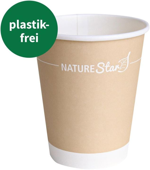 Nature Star Hard paper coffee cup "Only Paper", 0.4 l (50 x)