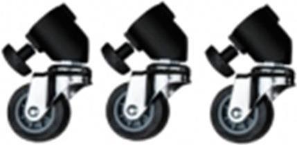 Actual product image Walimex pro Tripod wheels Pro set of 3 (Tripod feet)