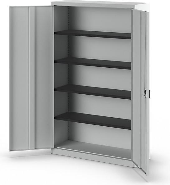 Actual product image Mauser Steel cabinet with hinged doors (120 x 42 x 195 cm)