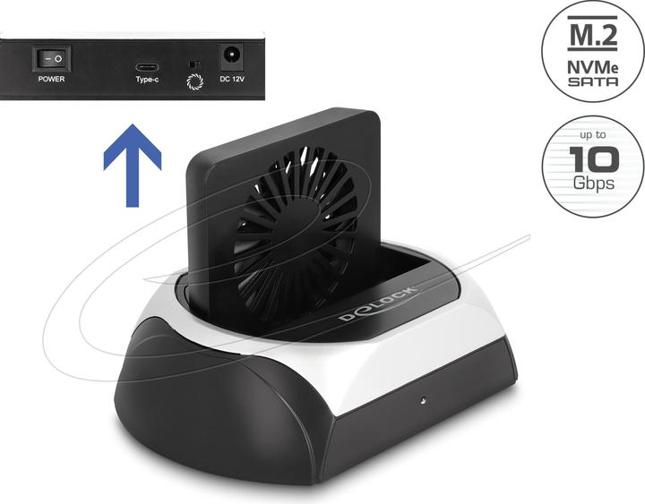 Produktbild Delock USB 10 Gbps Dockingstation für 2.5? / 3.5? SATA HDD /
