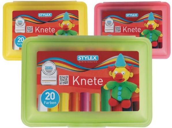 Image du produit Stylex 1 boîte de pâte à modeler de 20 bâtons