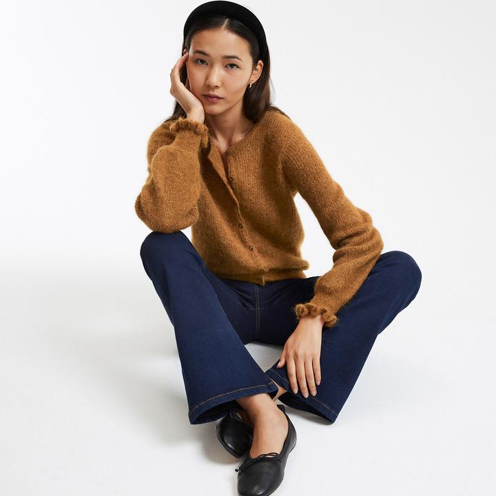 Produktbild La Redoute Collections Strickjacke aus Alpakamix (XL)