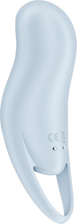 Actual product image Satisfyer Pocket Pro 1 Clitoris Stimulator Light Blue
