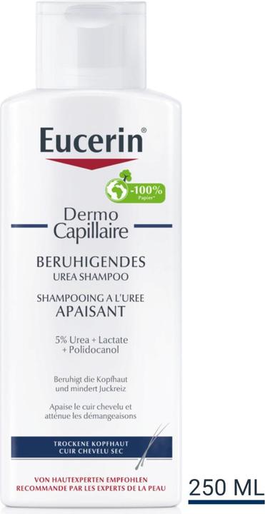 Produktbild Eucerin DermoCapillaire beruhigendes Urea Shampoo (250 ml, Flüssiges Shampoo)