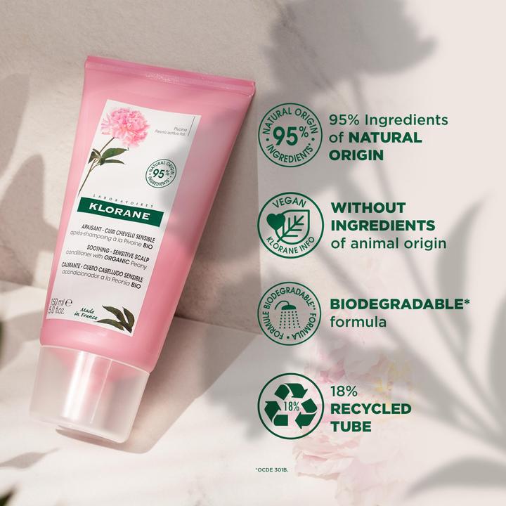 Produktbild Klorane Beruhigende Pflegespülung mit BIO-Pfingstrose (50 ml)