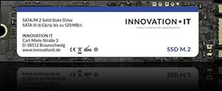 Actual product image Innovation IT 00-1024555. SSD Storage Capacity: 1000 GB, SSD Form Factor: M.2, Component for: Notebook (1000 GB, M.2)