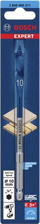 Actual product image Bosch Professional Zubehör EXPERT Self Cut Speed Flat Milling Drill, 10 x 152 mm (10 millimetres)