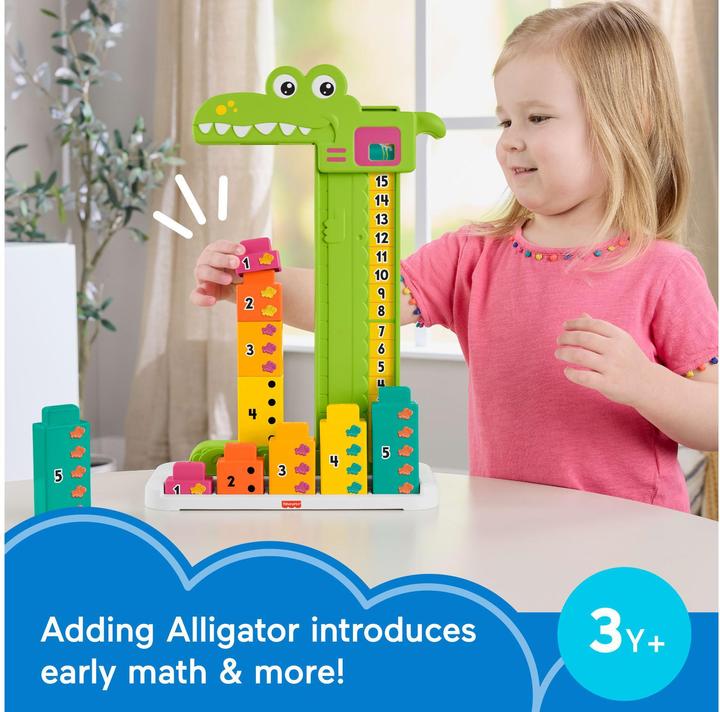 Produktbild Fisher-Price Mein Zahlen-Krokodil (Deutsch, Französisch, Italienisch, Englisch, Schweizerdeutsch)