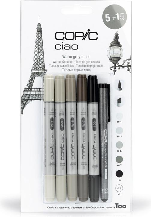 Actual product image Copic Warm grey tones (Grey, 3 mm, 1 x)