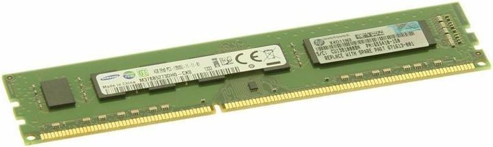 Actual product image HPE 4GB PC3-12800 DDR3 1600 CL11 (1 x 4GB, 1600 MHz, DDR3-RAM, DIMM)