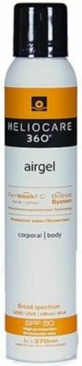 Actual product image Heliocare 360º SPF50 air gel 200 ml (Suntan cream, SPF 50, 200 ml)