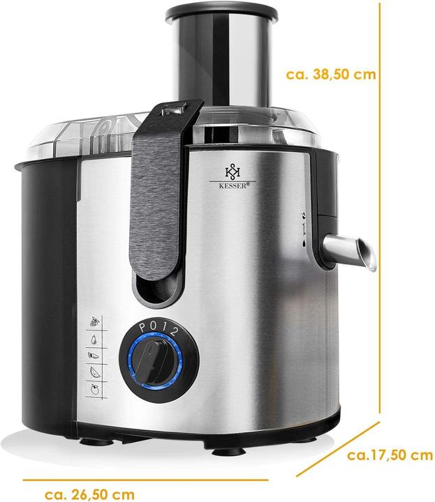 Produktbild Kesser Entsafter für Obst und Gemüse (Silber/Schwarz)