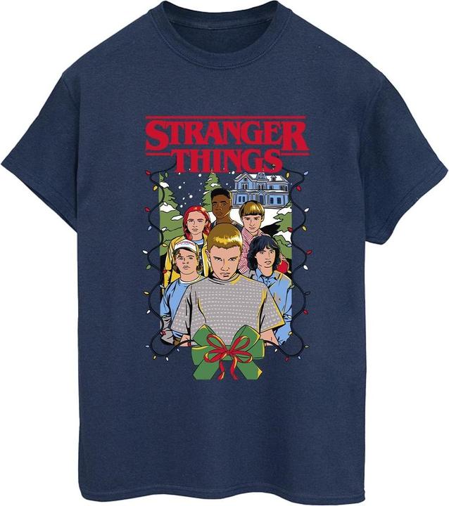 Netflix Stranger Things Christmas Poster TShirt (XXL)