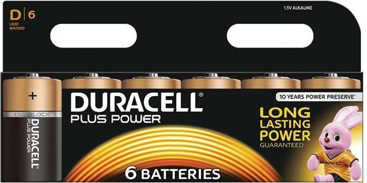 Actual product image Duracell Plus (6 pcs., D, 18000 mAh)