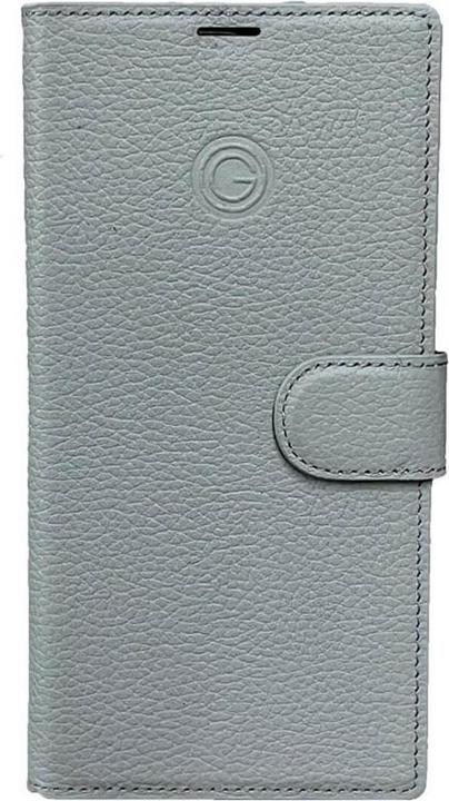 Image du produit Mike Galeli Book-Cover cuir véritable Marc gris clair (Samsung Galaxy S22 Ultra)