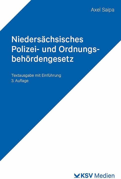 Actual product image Niedersächsisches Polizei- und Ordnungsbehördengesetz (NPOG) (German, Axel Saipa, 2023)