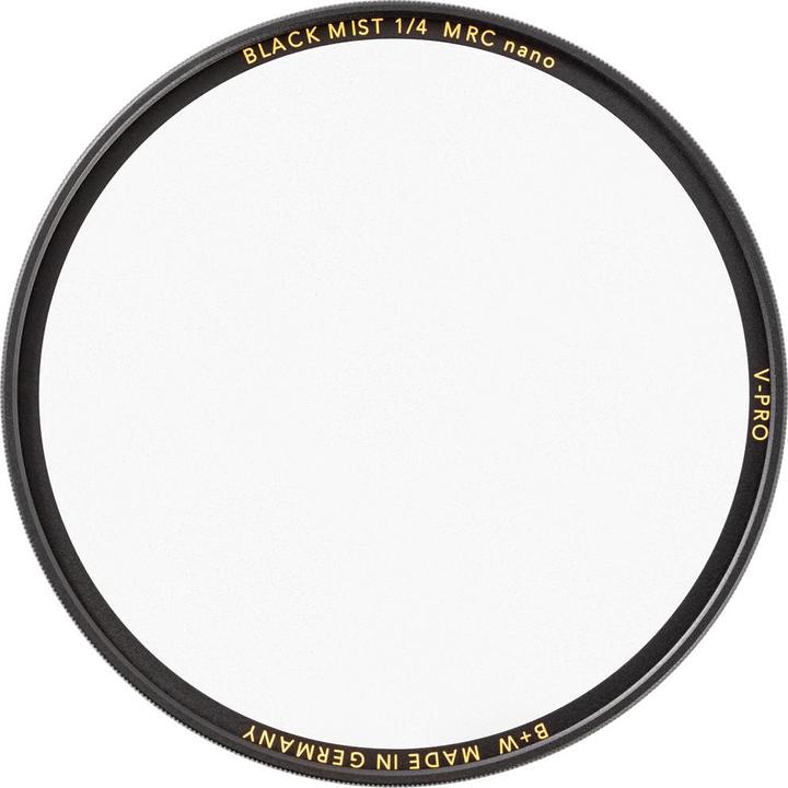 Actual product image B+W Mistfilter Black 1/4 MRC nano V-Pro 77mm (77 mm, Black Mist Filter)