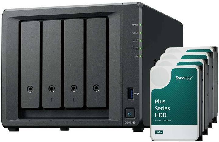 Produktbild Synology DS423+ (4 x 8 TB, Synology HAT 33xx)