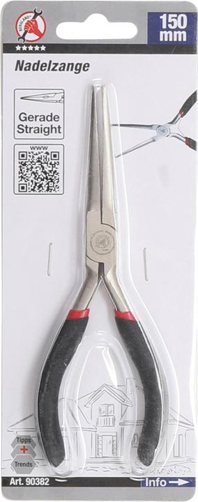 Produktbild BGS Nadelzange gerade mit Feder 150 mm (150 mm)