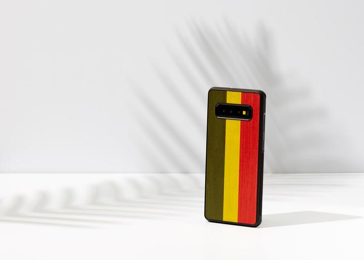 Immagine prodotto Man&Wood Custodia per smartphone Galaxy S10 Plus reggae nero (Samsung Galaxy S10+)