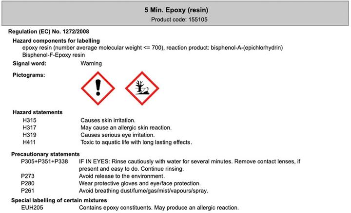 Produktbild R&G 5 Min.-Epoxi, Arbeitspackung (100 g) (100 g)