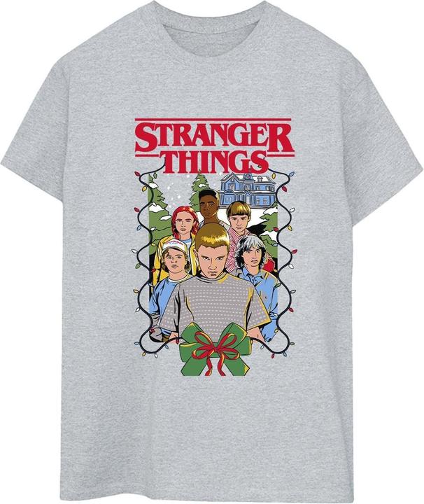 Netflix Stranger Things Christmas Poster TShirt (XXL)