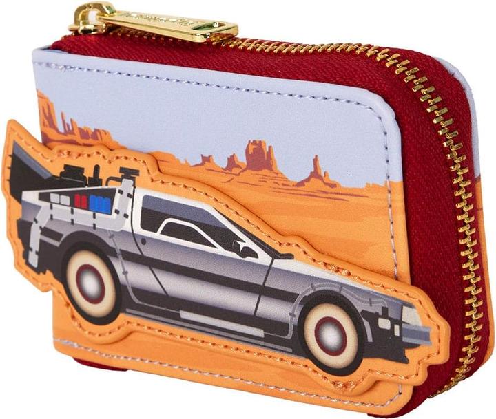 Actual product image Loungefly Universal by Geldbeutel Back to the Future 40th Anniversary Delorean