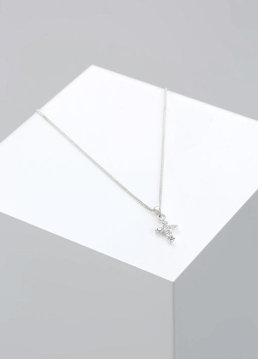 Produktbild Elli Choker Kreuz Zirkonia Kristall (925 Silber, 36 cm)
