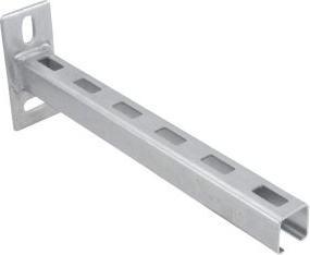 Produktbild Walraven skinnekonsol WM1 - Rustfri 316 konsol 30x15mm. 200mm. Komb. m/WM1