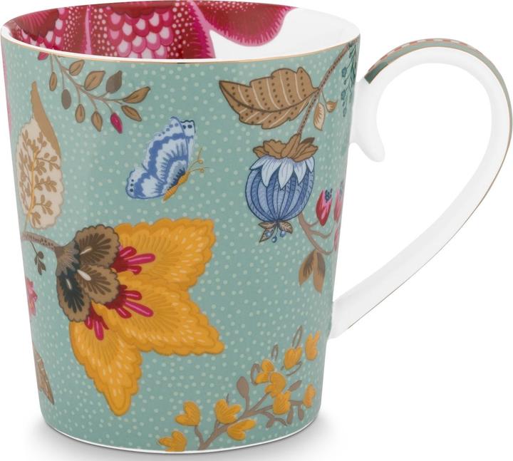 Produktbild PIP Studio Floral Fantasy Alphabet Becher light blue Q 0,35 l (350 ml, 1 x)