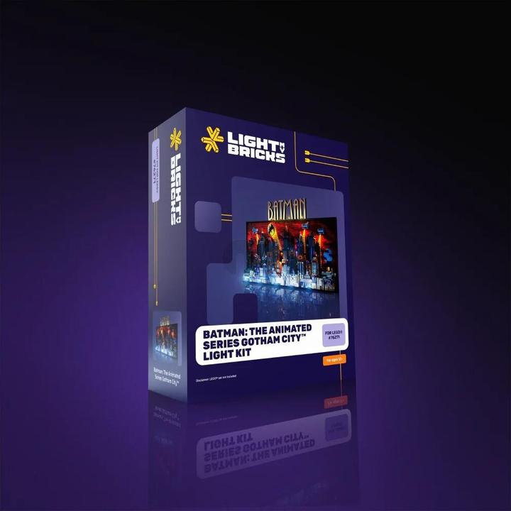 Actual product image Light my bricks LMB 2.0 LED light set for LEGO 76271 Batman: The Gotham City animated series